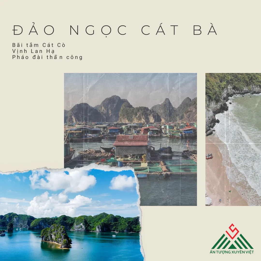 Đảo ngọc Cát Bà - Vịnh Lan Hạ 3 ngày 2 đêm